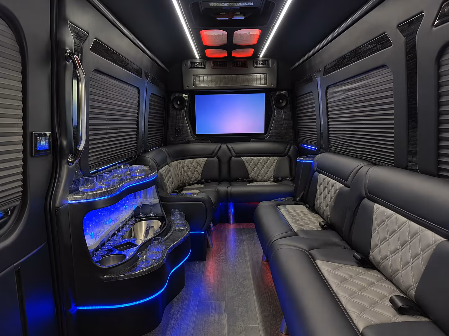 Miami Airport Shuttle & Transportation party bus exterior