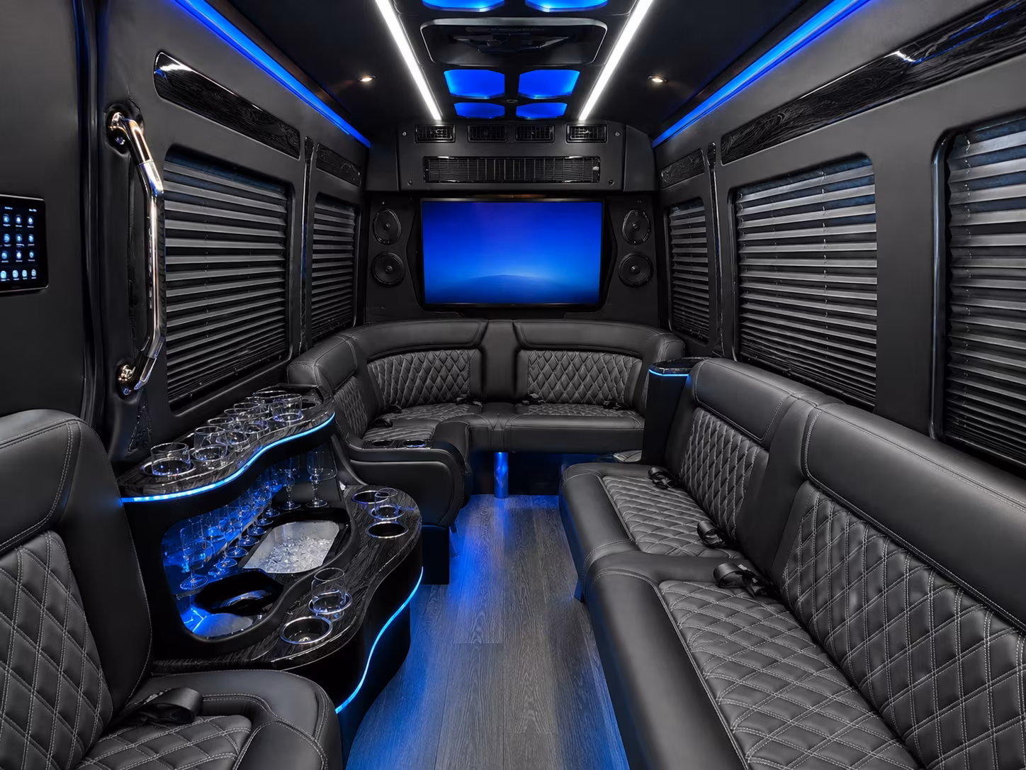 Miami Airport Shuttle & Transportation party bus exterior