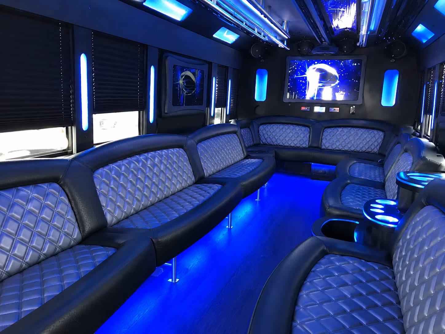Miami Bachelor & Bachelorette Transportation party bus exterior