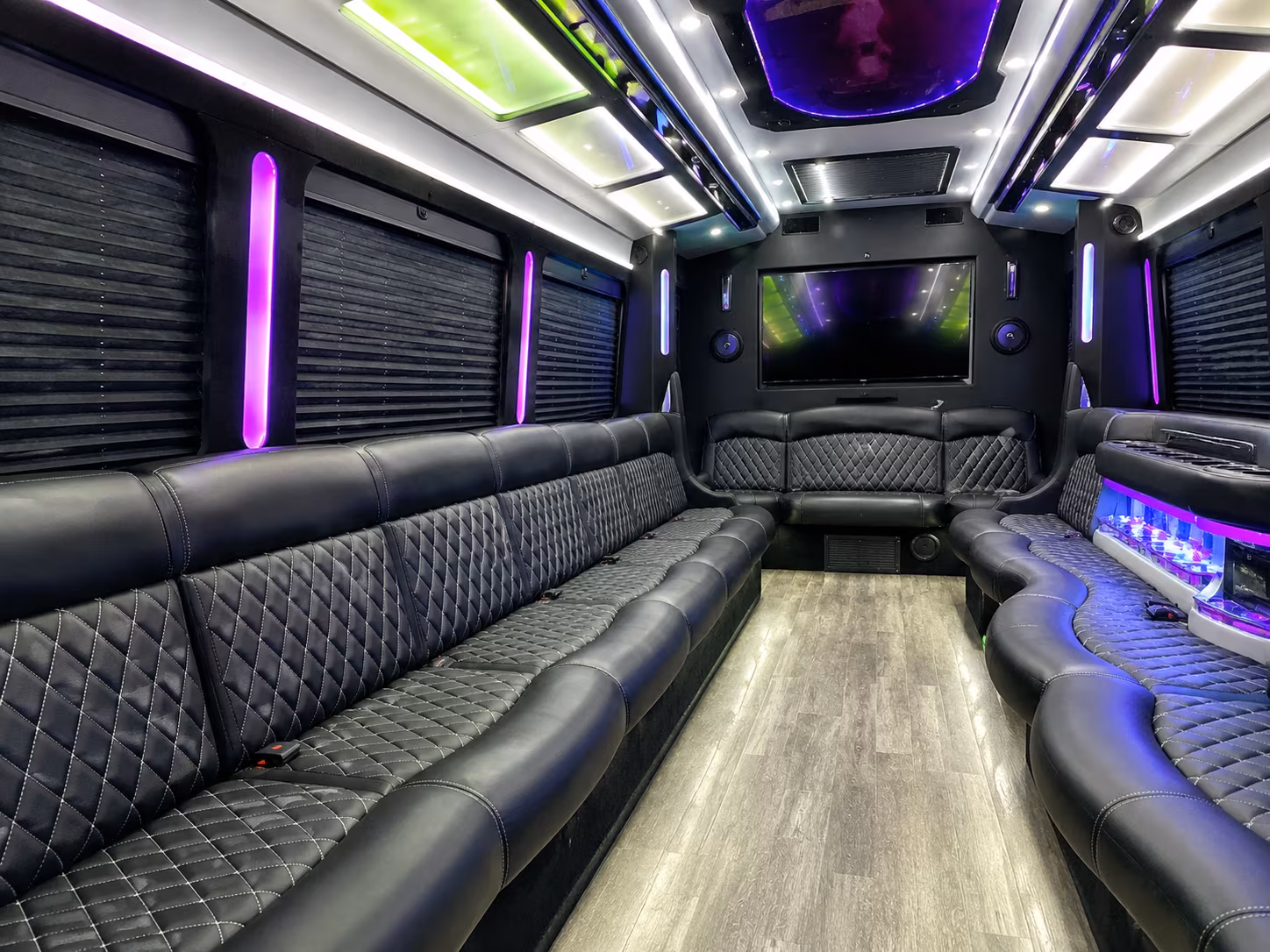 Miami Concert & Music Festival Transportation party bus exterior