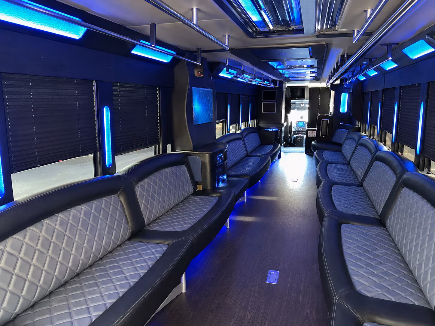 Miami Concert & Music Festival Transportation party bus exterior