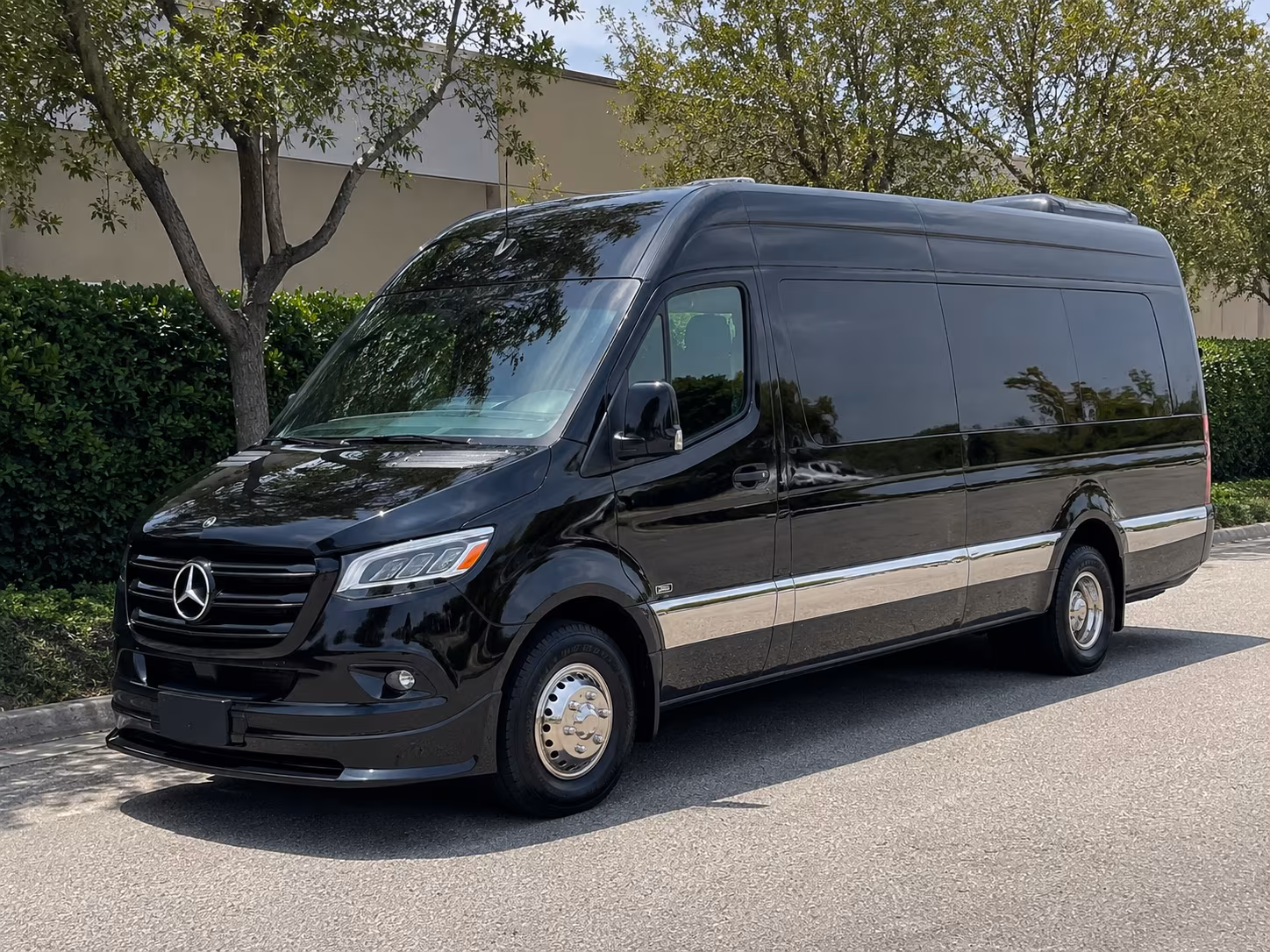 Miami Corporate Transportation party bus exterior