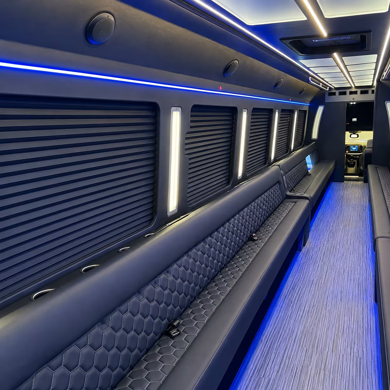 Miami Private Event Transportation party bus exterior
