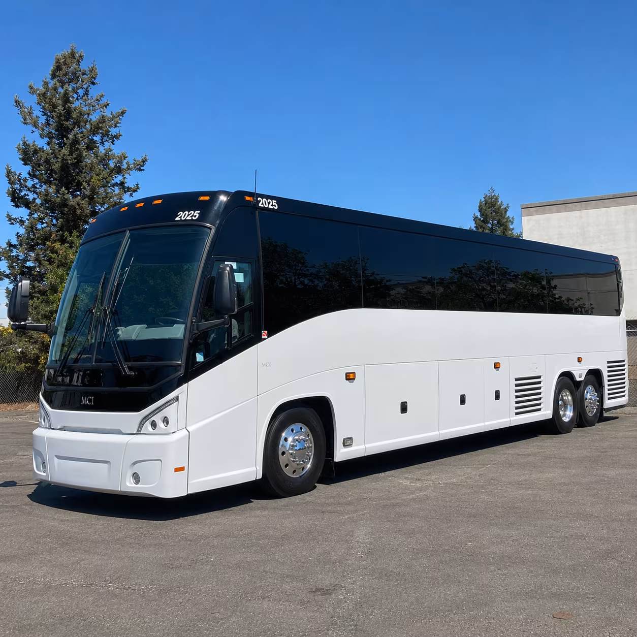 Miami School Event Transportation party bus exterior