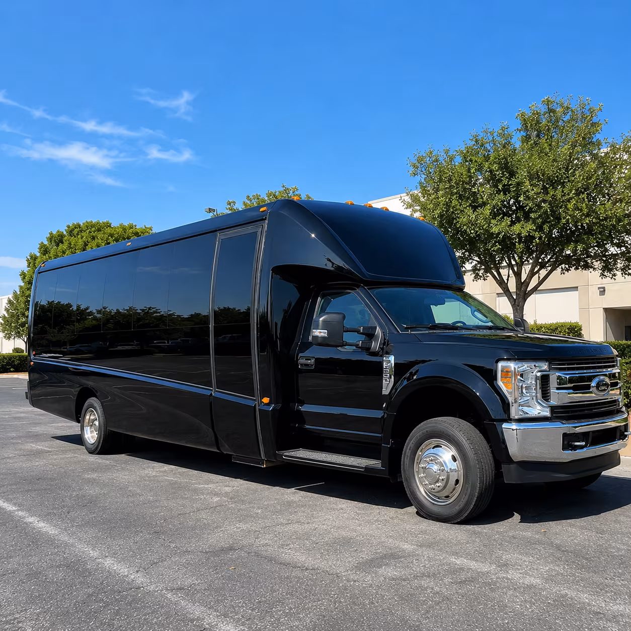 Miami School Event Transportation party bus interior
