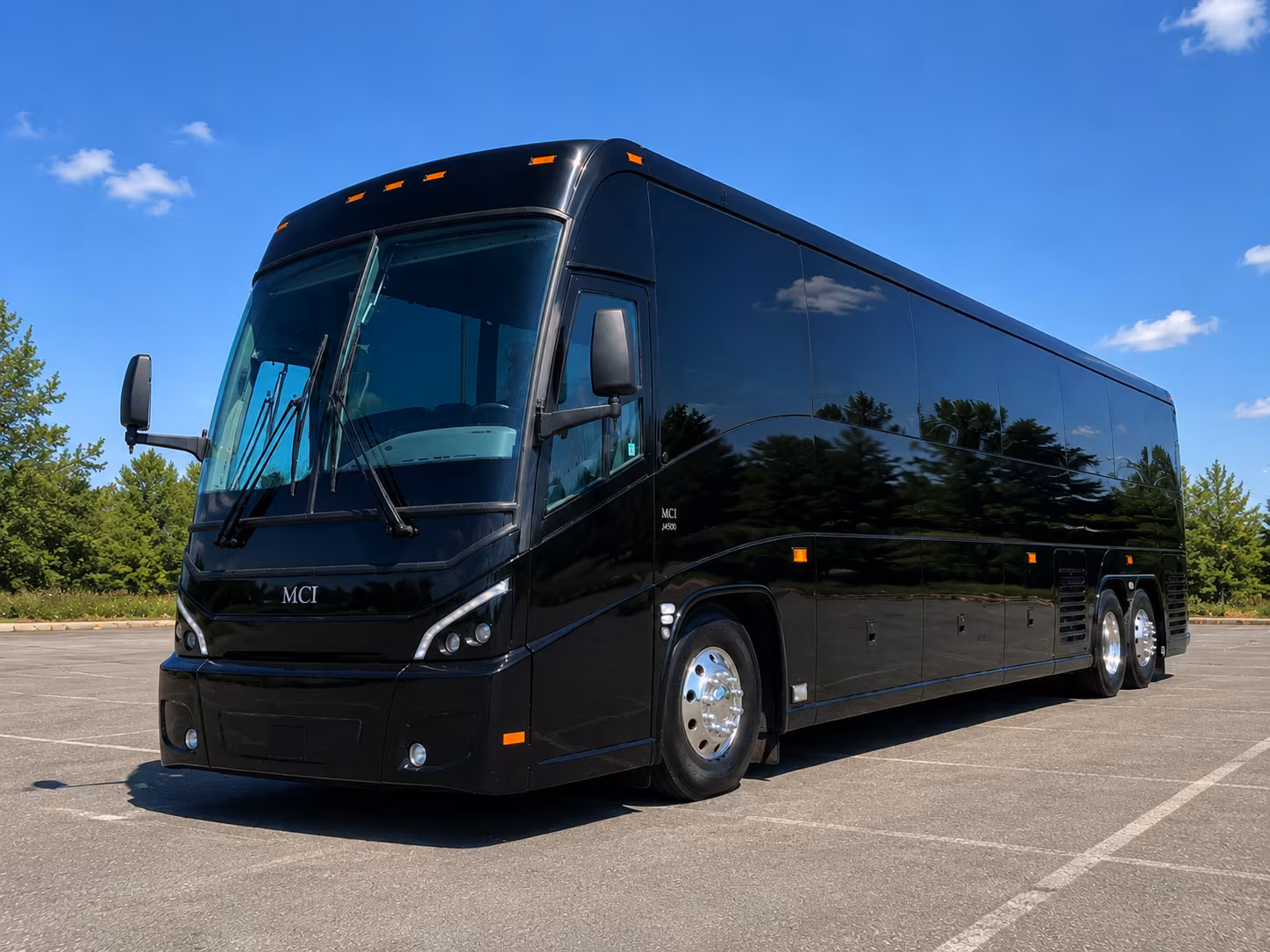Miami School Event Transportation party bus exterior