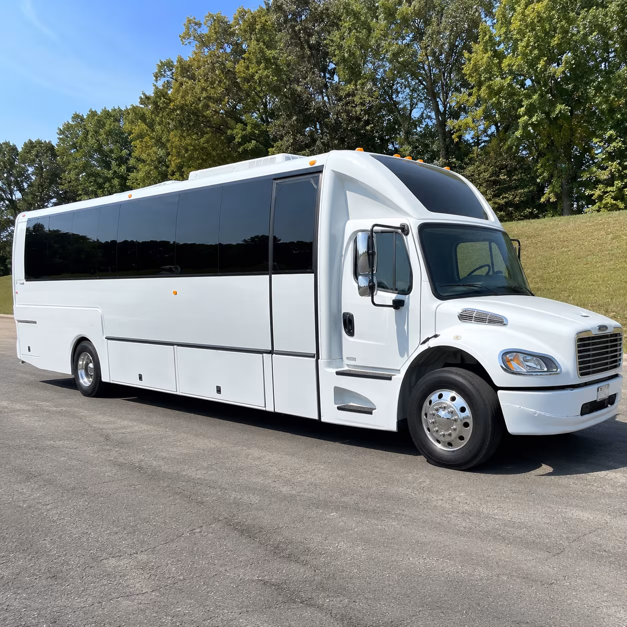 Miami Sporting Event Transportation party bus exterior