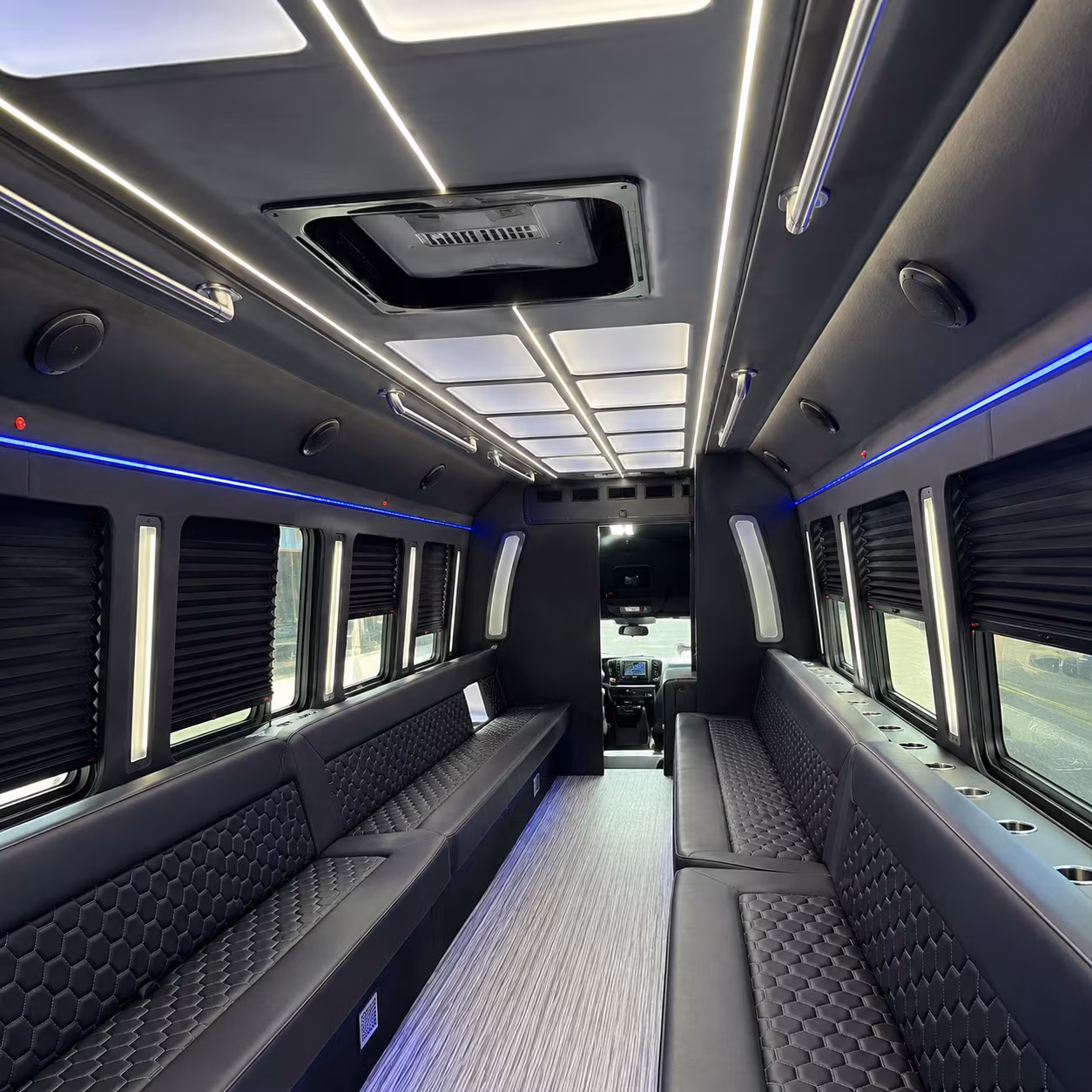 Miami Sporting Event Transportation party bus exterior