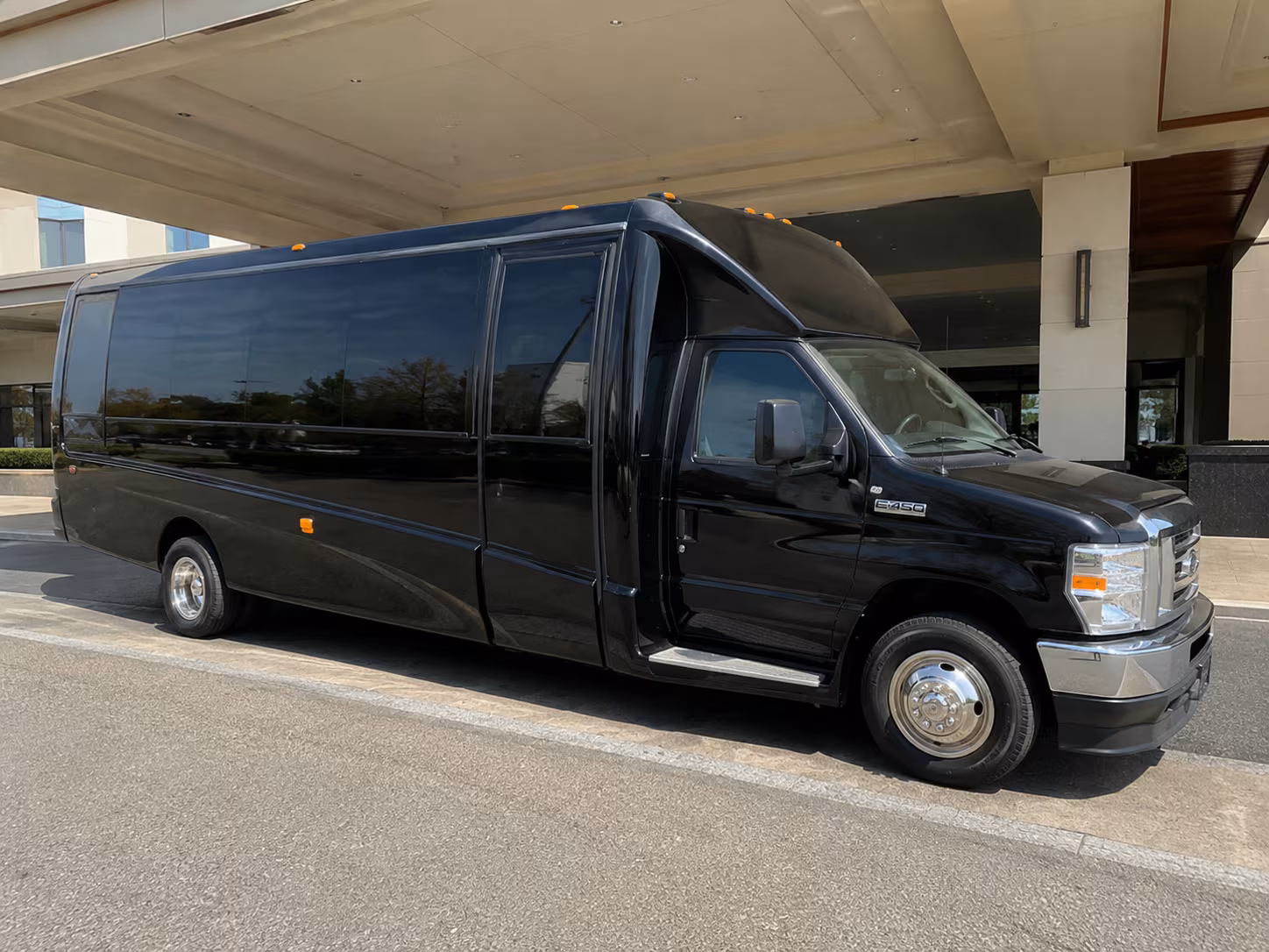 Miami Wedding Transportation party bus exterior