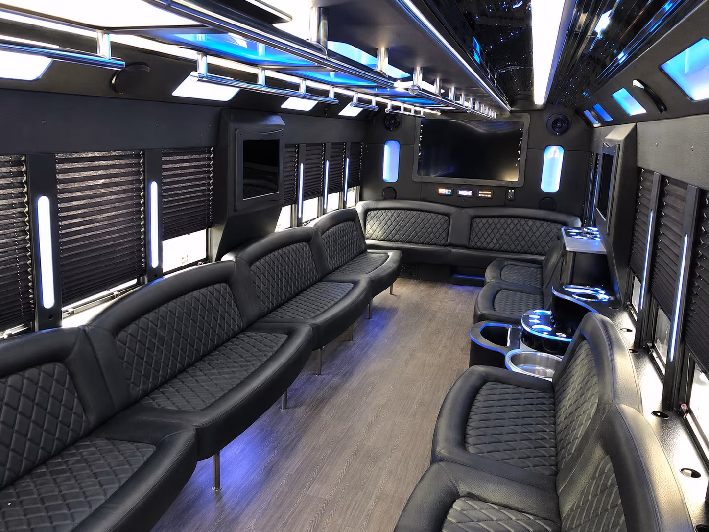 Miami Wedding Transportation onboard seating
