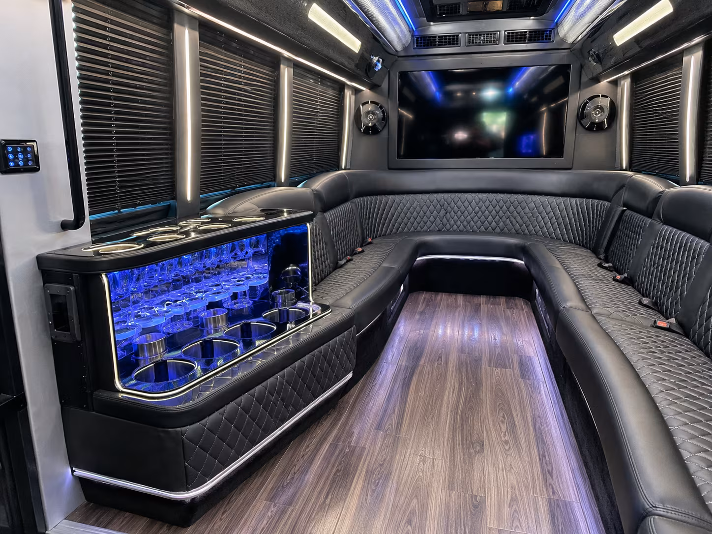 Miami Winery Tour & Pub Crawl Transportation party bus exterior