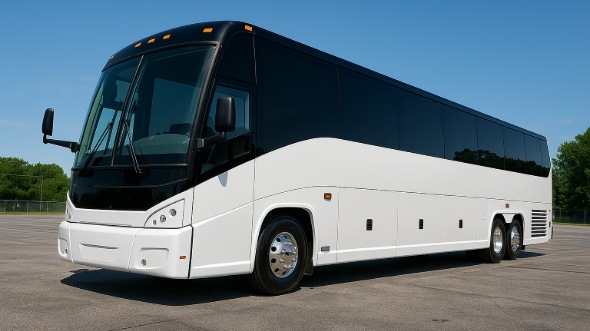 Exterior of Charter Bus Company Miami Gardens's 40 Passenger Party Bus in Miami Gardens