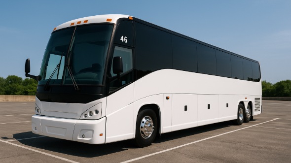 Exterior of Charter Bus Company Weston's 40 Passenger Party Bus in Weston