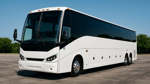 Exterior of Charter Bus Company Miramar's 50 Passenger Party Bus in Miramar